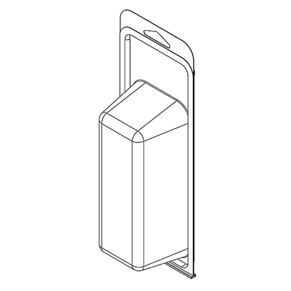 Visipak Thermoform-CLAMSHELL-#379-9.688-3.562-5.750-2.000-2.172-0.020-CLEAR, 379TF - main